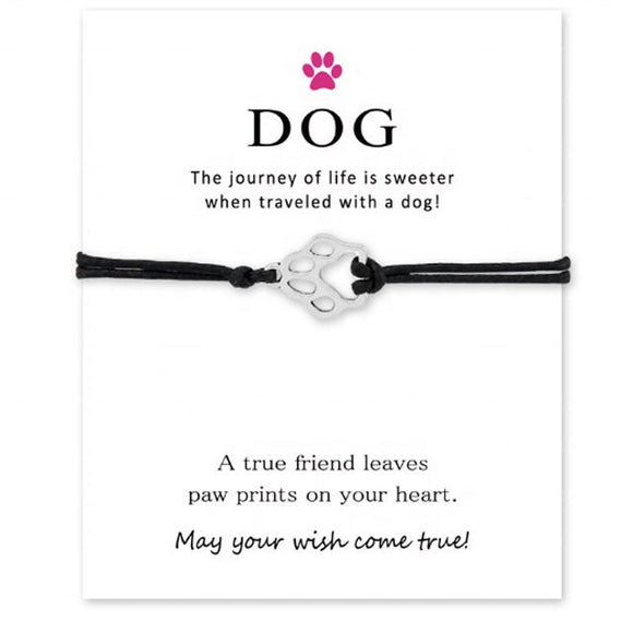 Paw Print Bracelet, Dog Mom Jewelry, Dog Dad, Pet Parent Gift, Dog Mom Gift, Pet Lovers Bracelet, Vet Tech Week